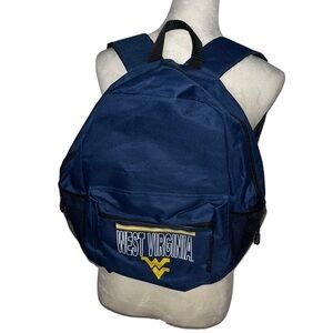 West Virginia unisex navy and yellow lightweight backpack